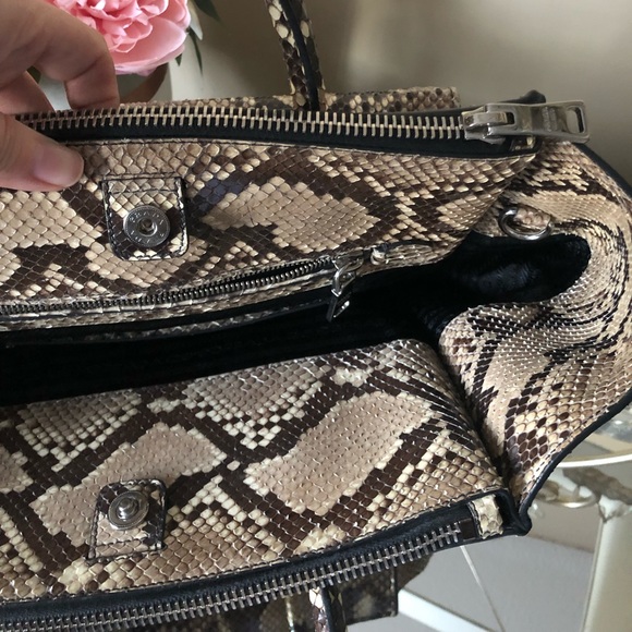 PRADA Python BN2619 Pitone Lucido Roccia Bag - Picture 6 of 13